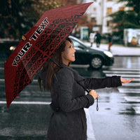 Personalised Tonga Beulah College Umbrella Polynesian Ngatu Tribal LT9 - Polynesian Pride