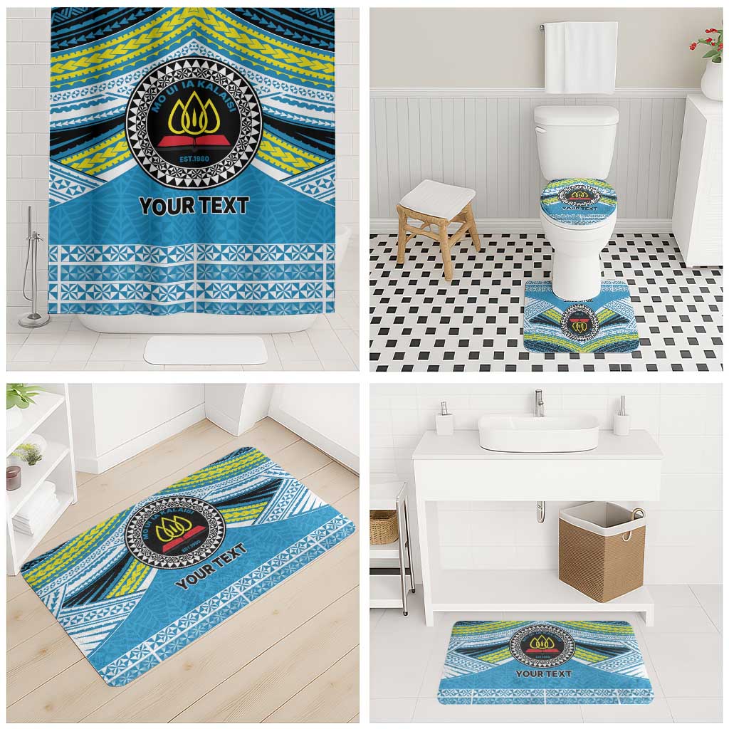 Personalised Tonga Lavengamalie College Bathroom Set Polynesian Ngatu Tribal LT9 - Polynesian Pride