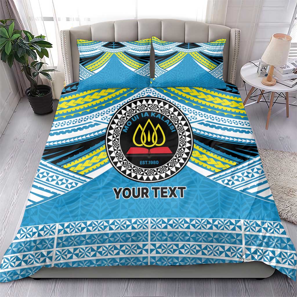 Personalised Tonga Lavengamalie College Bedding Set Polynesian Ngatu Tribal LT9 - Polynesian Pride