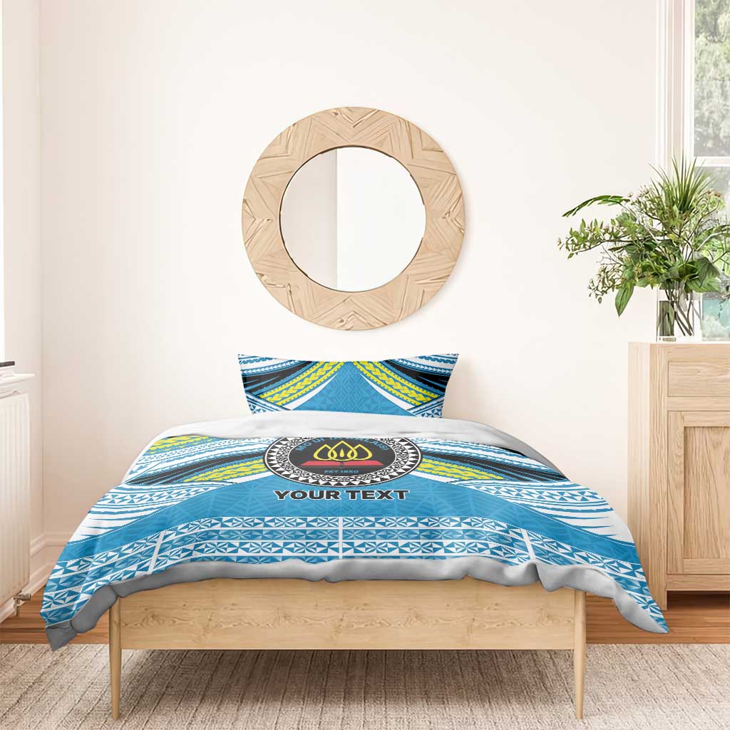 Personalised Tonga Lavengamalie College Bedding Set Polynesian Ngatu Tribal LT9 - Polynesian Pride
