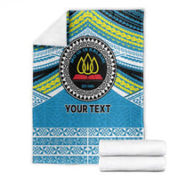 Personalised Tonga Lavengamalie College Blanket Polynesian Ngatu Tribal LT9 - Polynesian Pride