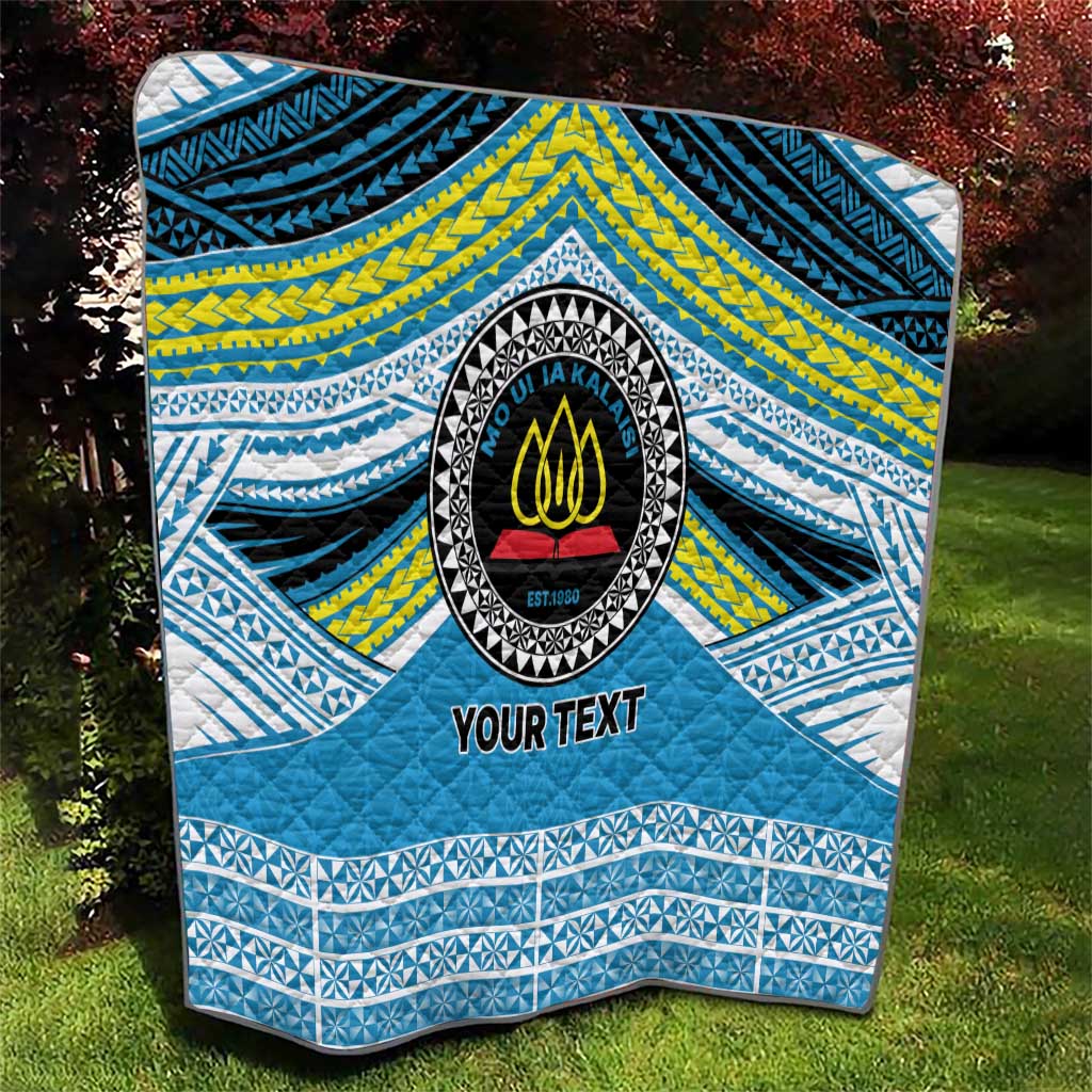 Personalised Tonga Lavengamalie College Quilt Polynesian Ngatu Tribal LT9 - Polynesian Pride