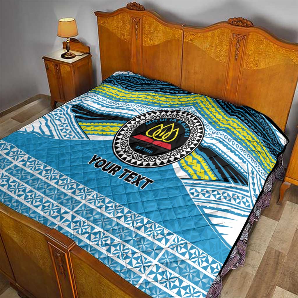 Personalised Tonga Lavengamalie College Quilt Polynesian Ngatu Tribal LT9 - Polynesian Pride