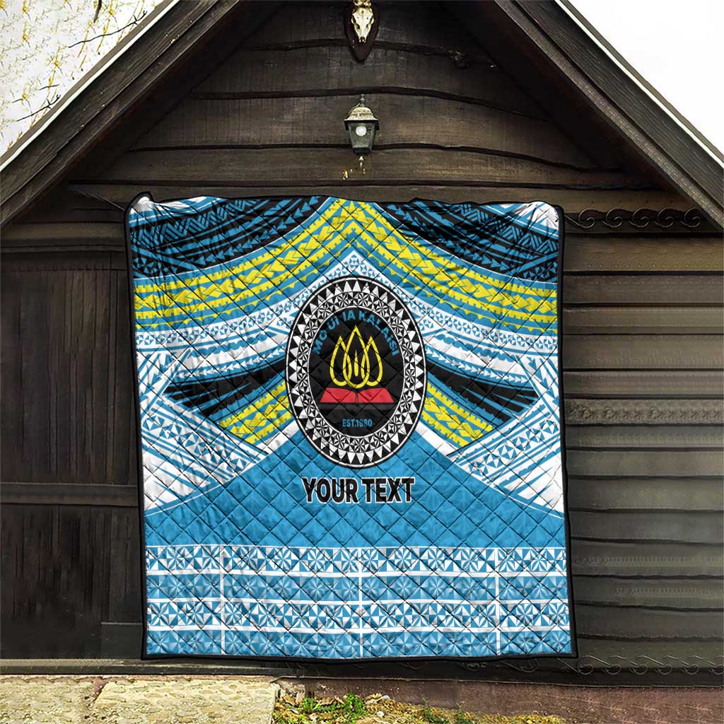 Personalised Tonga Lavengamalie College Quilt Polynesian Ngatu Tribal LT9 - Polynesian Pride