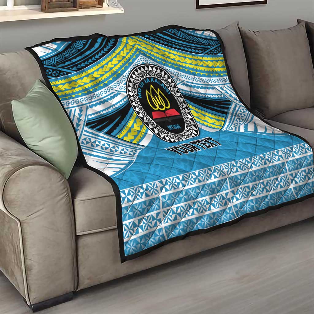 Personalised Tonga Lavengamalie College Quilt Polynesian Ngatu Tribal LT9 - Polynesian Pride