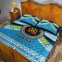 Personalised Tonga Lavengamalie College Quilt Bed Set Polynesian Ngatu Tribal LT9 - Polynesian Pride