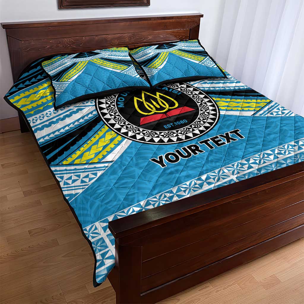 Personalised Tonga Lavengamalie College Quilt Bed Set Polynesian Ngatu Tribal LT9 - Polynesian Pride