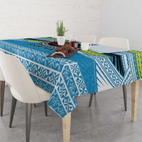Personalised Tonga Lavengamalie College Tablecloth Polynesian Ngatu Tribal LT9 - Polynesian Pride