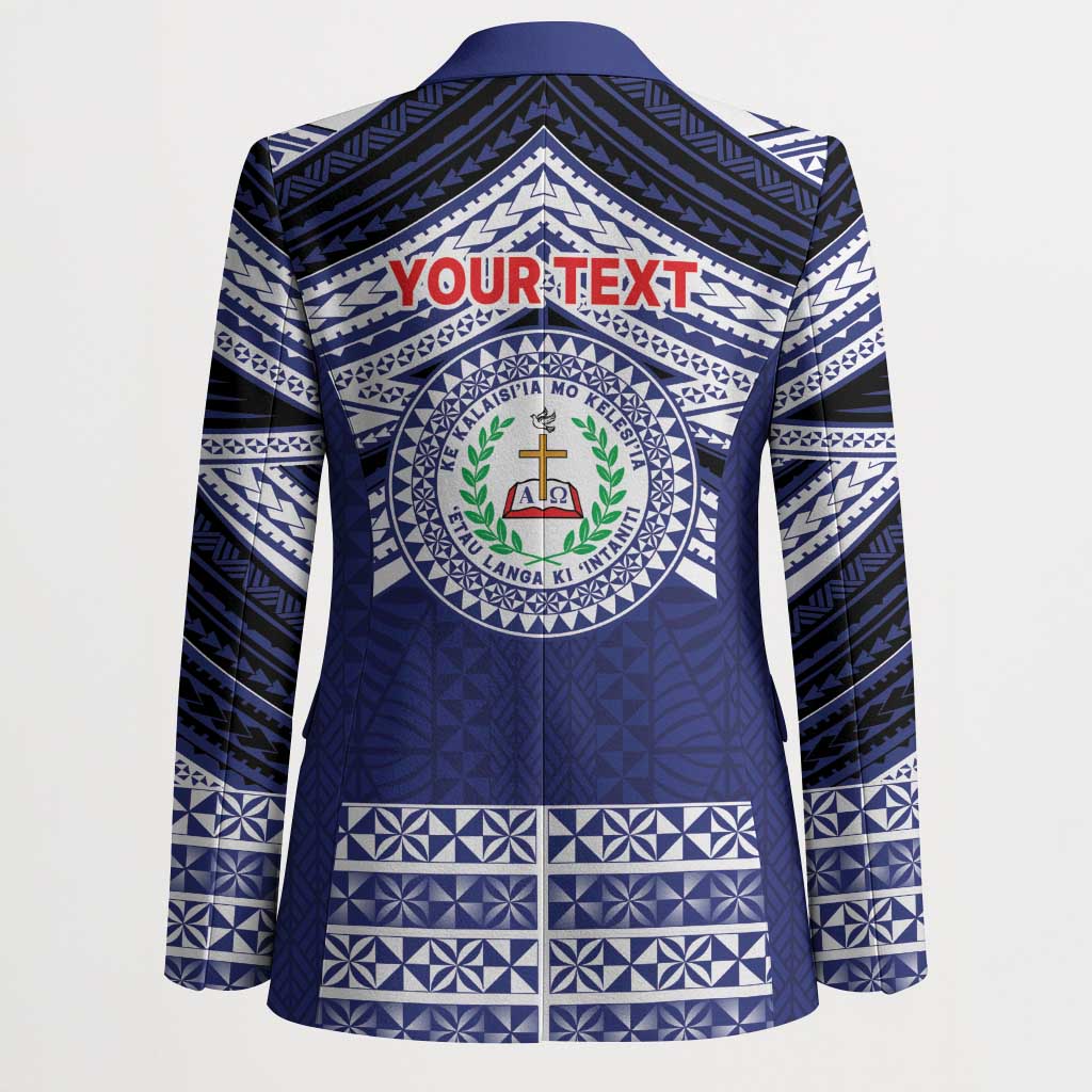 Personalised Tonga Sia'atoutai Theological College Blazer Polynesian Ngatu Tribal LT9 - Polynesian Pride