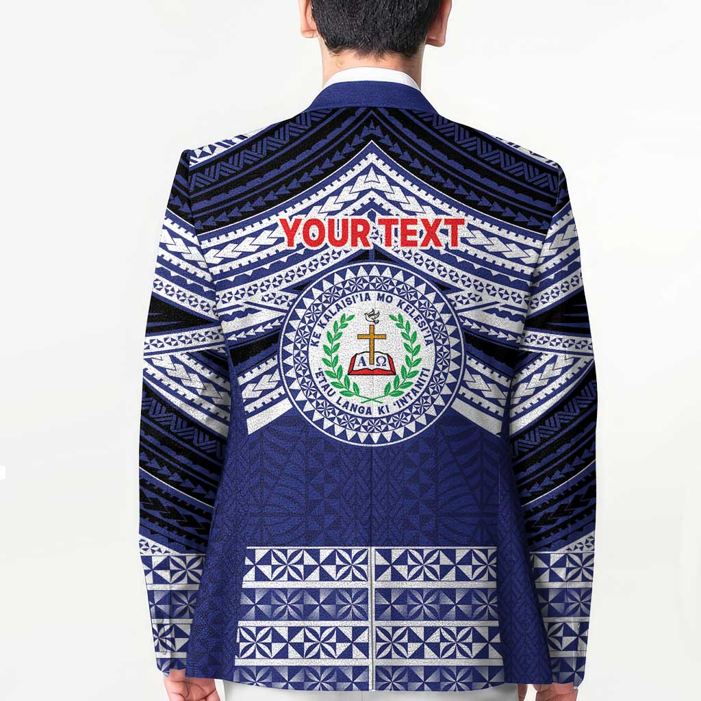 Personalised Tonga Sia'atoutai Theological College Blazer Polynesian Ngatu Tribal LT9 - Polynesian Pride