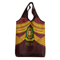 Personalised Tonga Vava'u High School Grocery Bag Polynesian Ngatu Tribal LT9 - Polynesian Pride