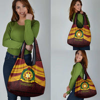 Personalised Tonga Vava'u High School Grocery Bag Polynesian Ngatu Tribal LT9 - Polynesian Pride