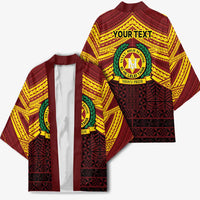 Personalised Tonga Vava'u High School Kimono Polynesian Ngatu Tribal LT9 - Polynesian Pride