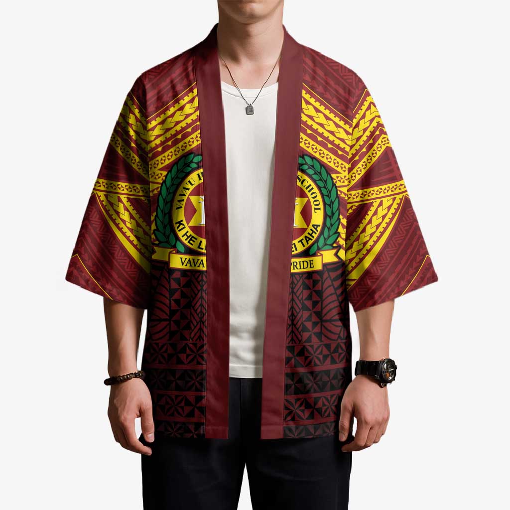 Personalised Tonga Vava'u High School Kimono Polynesian Ngatu Tribal LT9 - Polynesian Pride