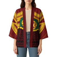 Personalised Tonga Vava'u High School Kimono Polynesian Ngatu Tribal LT9 - Polynesian Pride