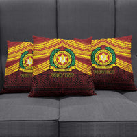 Personalised Tonga Vava'u High School Pillow Cover Polynesian Ngatu Tribal LT9 - Polynesian Pride