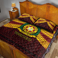 Personalised Tonga Vava'u High School Quilt Bed Set Polynesian Ngatu Tribal LT9 - Polynesian Pride
