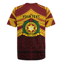 Personalised Tonga Vava'u High School Rugby Jersey Polynesian Ngatu Tribal LT9 - Polynesian Pride