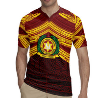 Personalised Tonga Vava'u High School Rugby Jersey Polynesian Ngatu Tribal LT9 - Polynesian Pride
