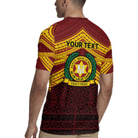 Personalised Tonga Vava'u High School Rugby Jersey Polynesian Ngatu Tribal LT9 - Polynesian Pride
