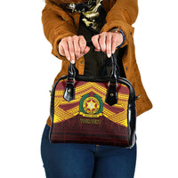 Personalised Tonga Vava'u High School Shoulder Handbag Polynesian Ngatu Tribal LT9 One Size Red - Polynesian Pride