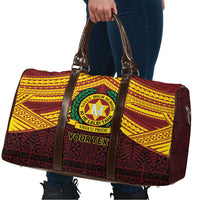 Personalised Tonga Vava'u High School Travel Bag Polynesian Ngatu Tribal LT9 - Polynesian Pride