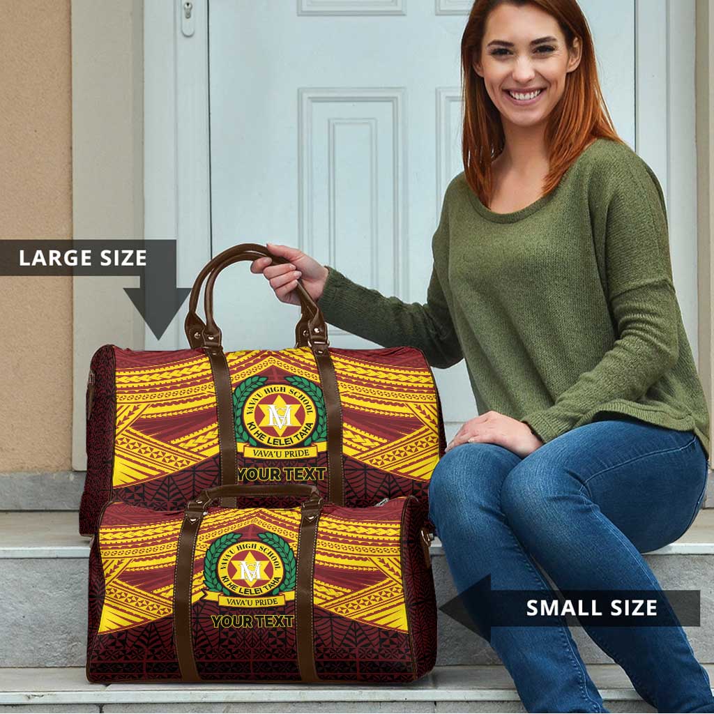 Personalised Tonga Vava'u High School Travel Bag Polynesian Ngatu Tribal LT9 - Polynesian Pride