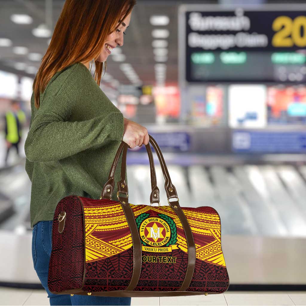 Personalised Tonga Vava'u High School Travel Bag Polynesian Ngatu Tribal LT9 - Polynesian Pride