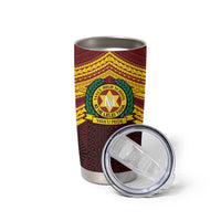 Personalised Tonga Vava'u High School Tumbler Cup Polynesian Ngatu Tribal LT9 - Polynesian Pride