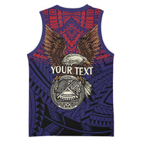 American Samoa Brave Eagle Personalized Basketball Jersey National Flag Color LT9 - Polynesian Pride