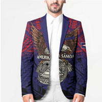 American Samoa Brave Eagle Personalized Blazer National Flag Color LT9 - Polynesian Pride