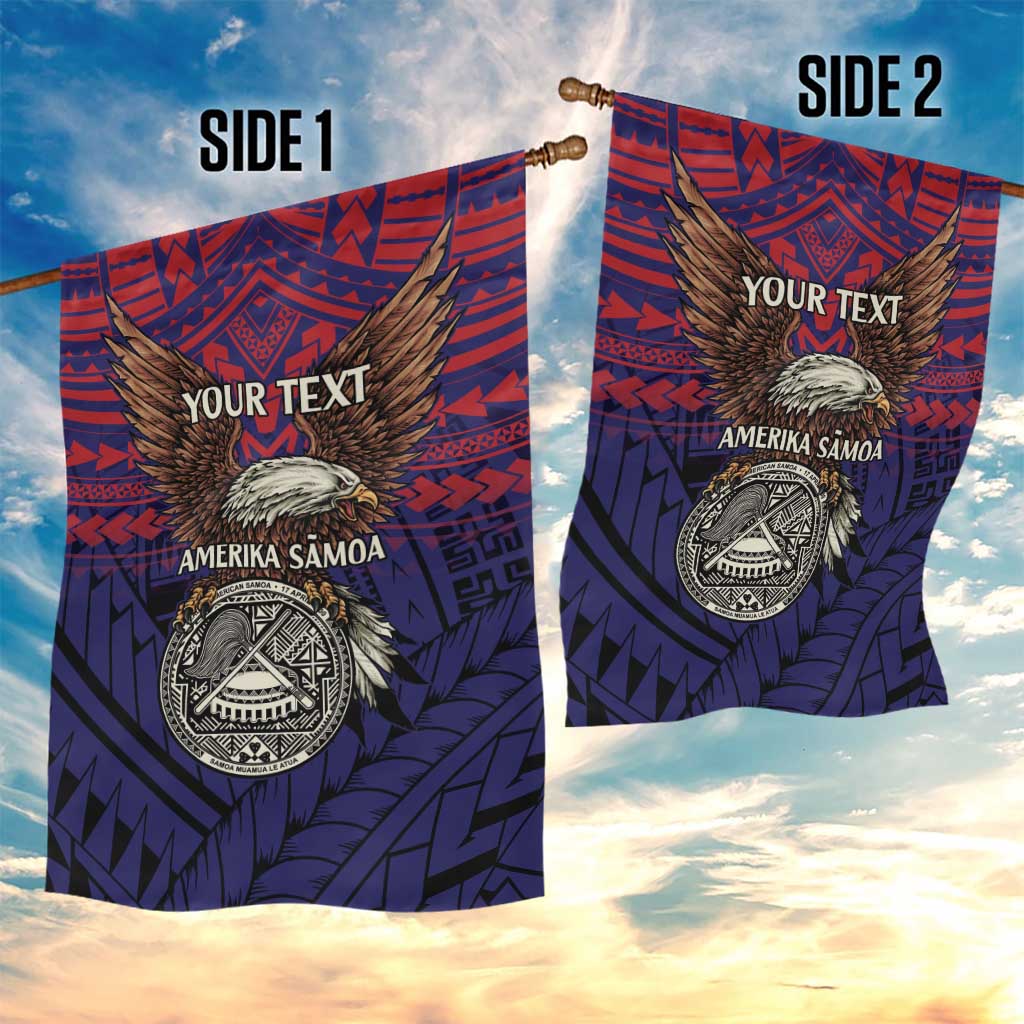 American Samoa Brave Eagle Personalized Garden Flag National Flag Color LT9 - Polynesian Pride