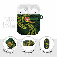 American Samoa Manua Cession Day Personalized AirPods Case Polynesian Wave Style LT9 - Polynesian Pride