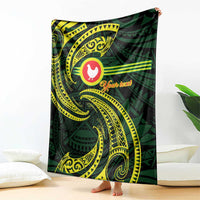 American Samoa Manua Cession Day Personalized Blanket Polynesian Wave Style LT9 - Polynesian Pride