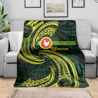 American Samoa Manua Cession Day Personalized Blanket Polynesian Wave Style LT9 - Polynesian Pride