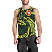 American Samoa Manua Cession Day Personalized Men Tank Top Polynesian Wave Style LT9 - Polynesian Pride