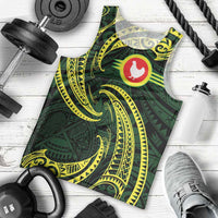 American Samoa Manua Cession Day Personalized Men Tank Top Polynesian Wave Style LT9 - Polynesian Pride