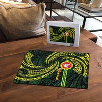 American Samoa Manua Cession Day Personalized Puzzle Polynesian Wave Style LT9 - Polynesian Pride