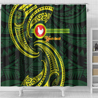 American Samoa Manua Cession Day Personalized Shower Curtain Polynesian Wave Style LT9 - Polynesian Pride