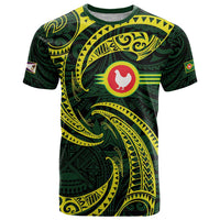 American Samoa Manua Cession Day Personalized T Shirt Polynesian Wave Style LT9 Green - Polynesian Pride