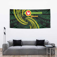 American Samoa Manua Cession Day Personalized Tapestry Polynesian Wave Style LT9 - Polynesian Pride