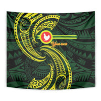 American Samoa Manua Cession Day Personalized Tapestry Polynesian Wave Style LT9 - Polynesian Pride