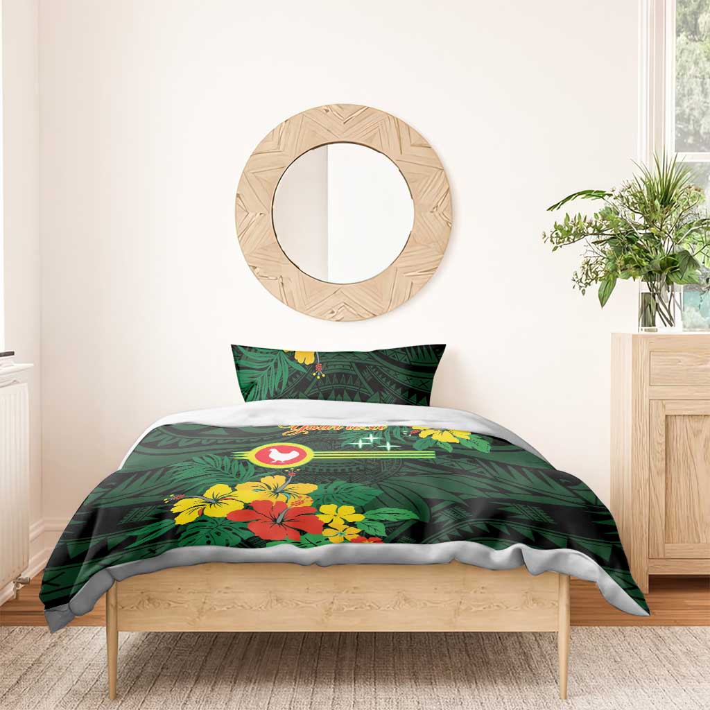 American Samoa Manu'atele Personalized Bedding Set Manua Island Hibiscus Flowers LT9 - Polynesian Pride