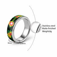 American Samoa Manu'atele Classic Ring Manua Island Hibiscus Flowers LT9 - Polynesian Pride
