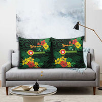American Samoa Manu'atele Personalized Pillow Cover Manua Island Hibiscus Flowers LT9 - Polynesian Pride