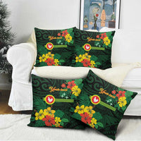 American Samoa Manu'atele Personalized Pillow Cover Manua Island Hibiscus Flowers LT9 - Polynesian Pride