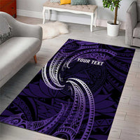 Manua Segaula American Samoa High School Personalized Area Rug Polynesian Wave Style LT9 - Polynesian Pride
