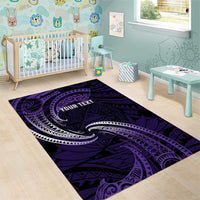 Manua Segaula American Samoa High School Personalized Area Rug Polynesian Wave Style LT9 - Polynesian Pride