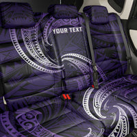 Manua Segaula American Samoa High School Personalized Back Car Seat Cover Polynesian Wave Style LT9 - Polynesian Pride