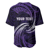 Manua Segaula American Samoa High School Personalized Baseball Jersey Polynesian Wave Style LT9 - Polynesian Pride